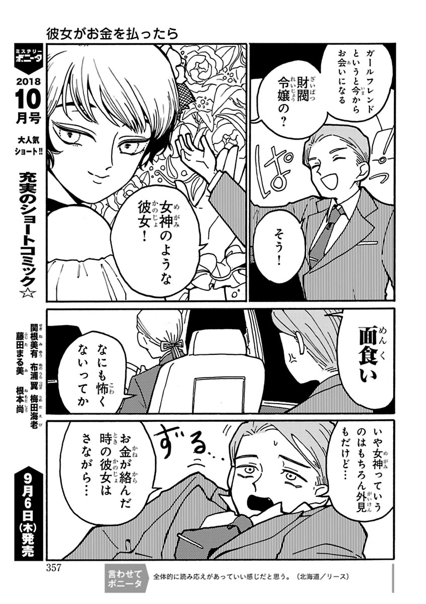 三月病「彼女がお金を使ったら」