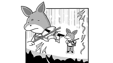 #178 こいぬとヴァイオリン